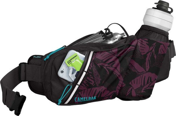 CamelBak Podium Flow Belt in Plum and Black Palms